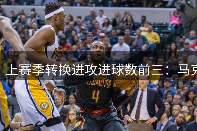 上赛季转换进攻进球数前三：马克西171 杰伦·布朗167 詹姆斯164